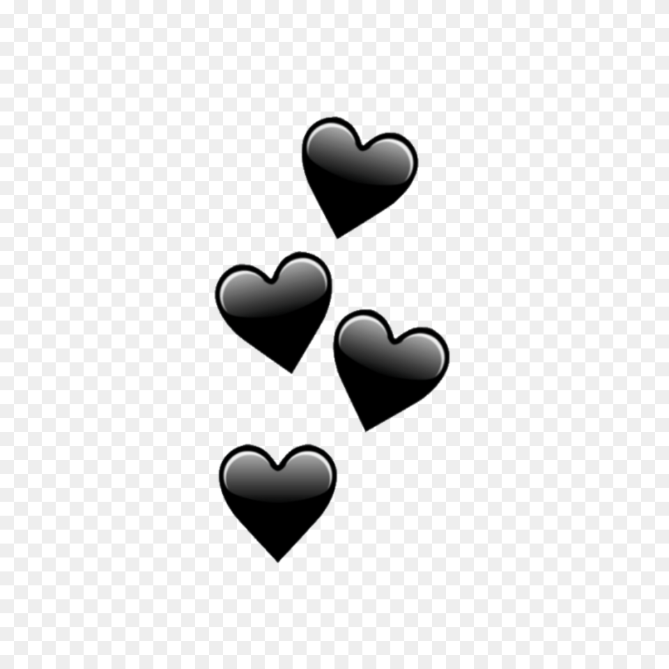 Heart Hearts Black Emoji Emojis, Symbol Png Image