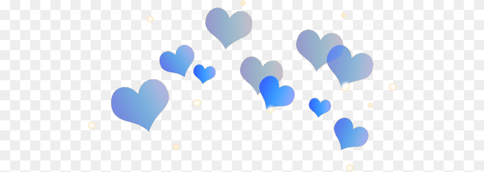 Heart Hearts Blue Filter Filters Tumblr Cute Kawaii Hearts Filter Png Image