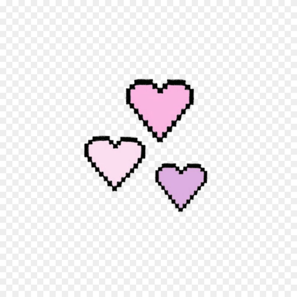 Heart Hearts Colorful Tumblr Kawaii Edit Edits, Purple Free Transparent Png