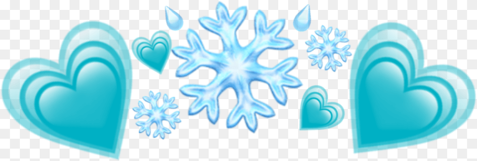 Heart Hearts Corona Coronas Crown Crowns 2019 2020 Emojis De Frozen En, Nature, Outdoors, Snow, Snowflake Free Transparent Png