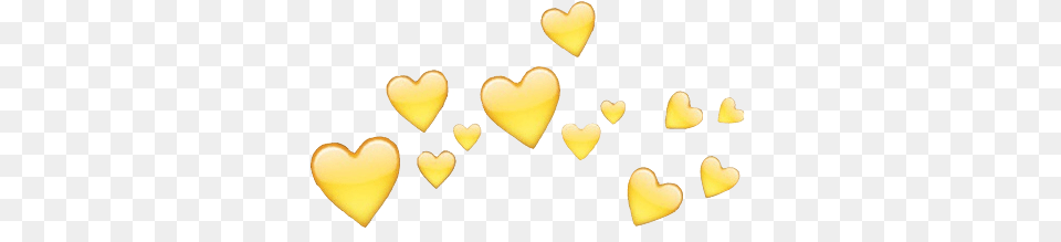 Heart Hearts Crown Yellow Heartcrown Crown Yellowheart Yellow Heart Crown, Symbol, Accessories, Jewelry, Locket Free Png