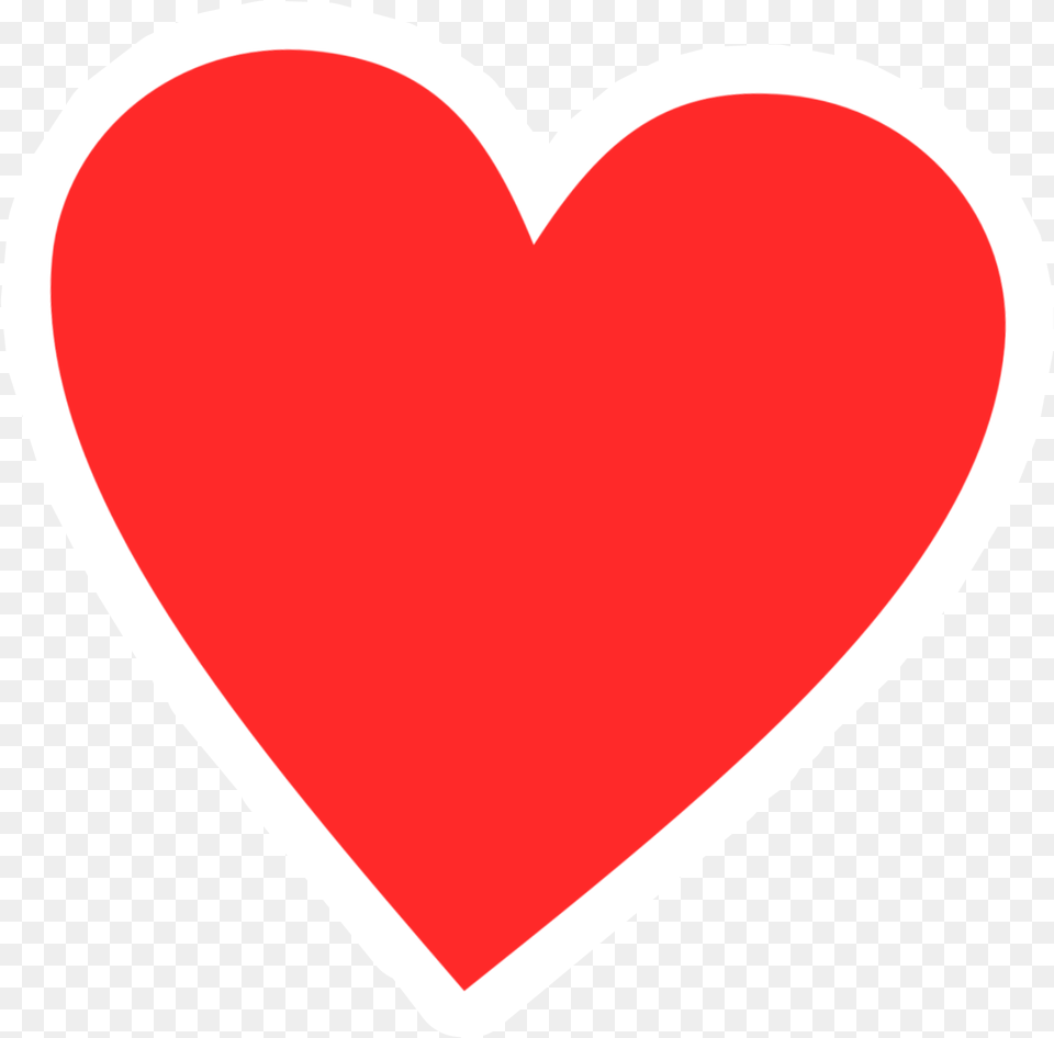 Heart Hearts Emoji Emojis Red Pink Hotpink White Border Free Png Download