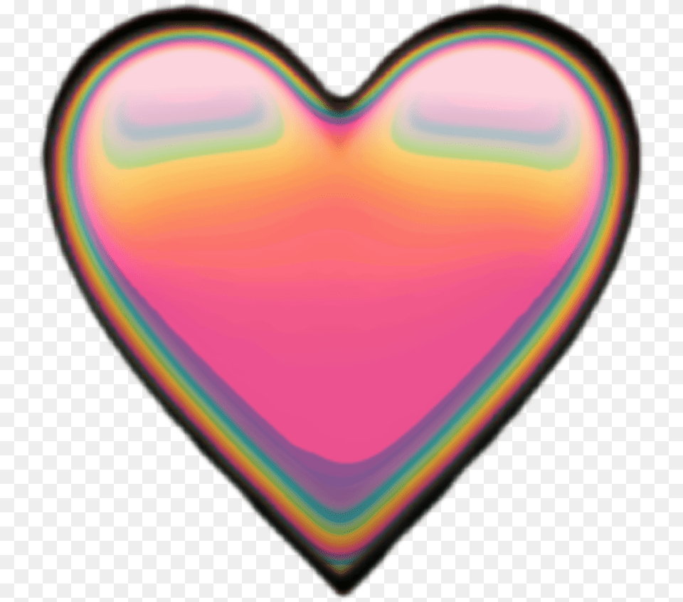 Heart Hearts Emoji Holo Holographic Freetoedit Heart, Disk Png