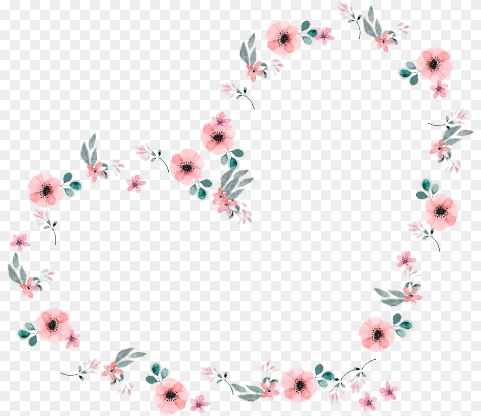 Heart Hearts Floral Flores Flower Flowers Flowers In A Circle, Plant, Art, Floral Design, Graphics Png