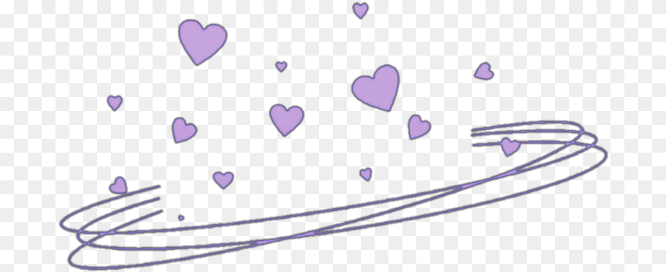 Heart Hearts Heartcrown Crownheart Purple Purpleheart Transparent Purple Heart Crown Png