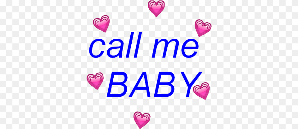Heart Hearts Heartemoji Emoji Emojis Baby Babygirl Wholesome Aesthetic Text, Purple Png Image