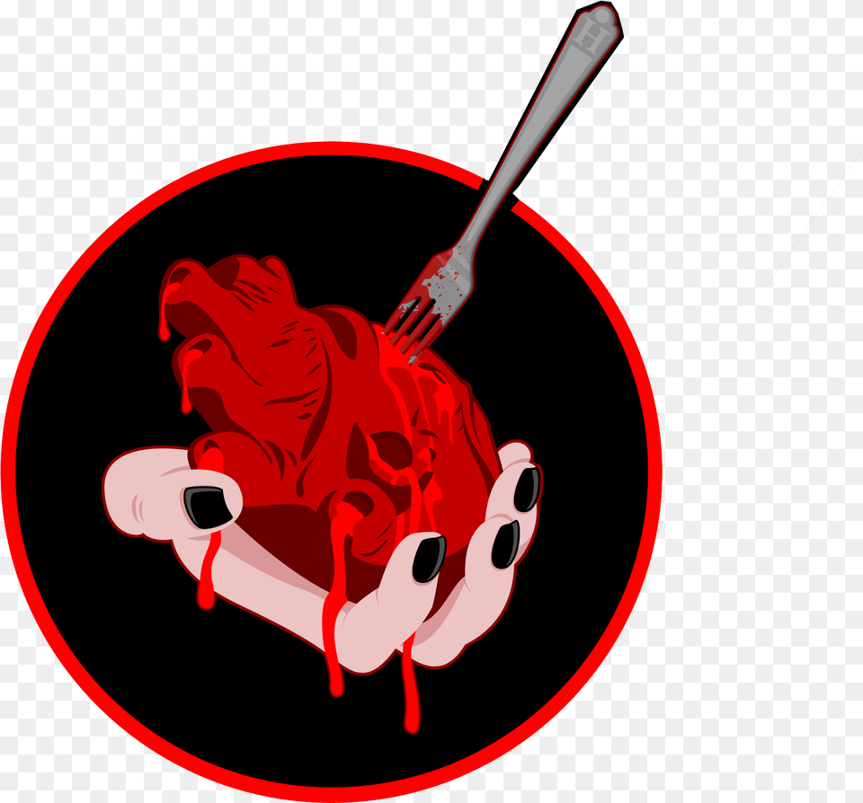 Heart Horror, Cutlery, Fork, Adult, Female Png Image