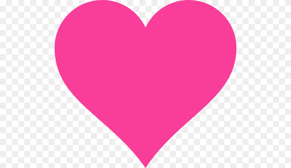 Heart Hot Pink Heart, Balloon Png Image