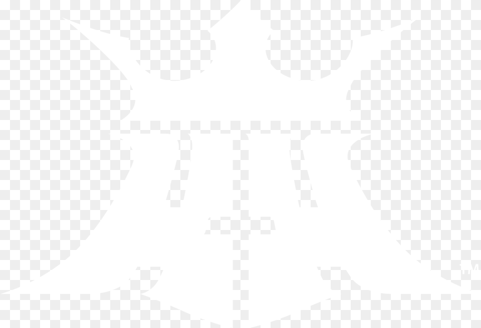 Heart Hustle Productions Transparent White Vogue Logo, Stencil, Cross, Symbol, Trident Png Image