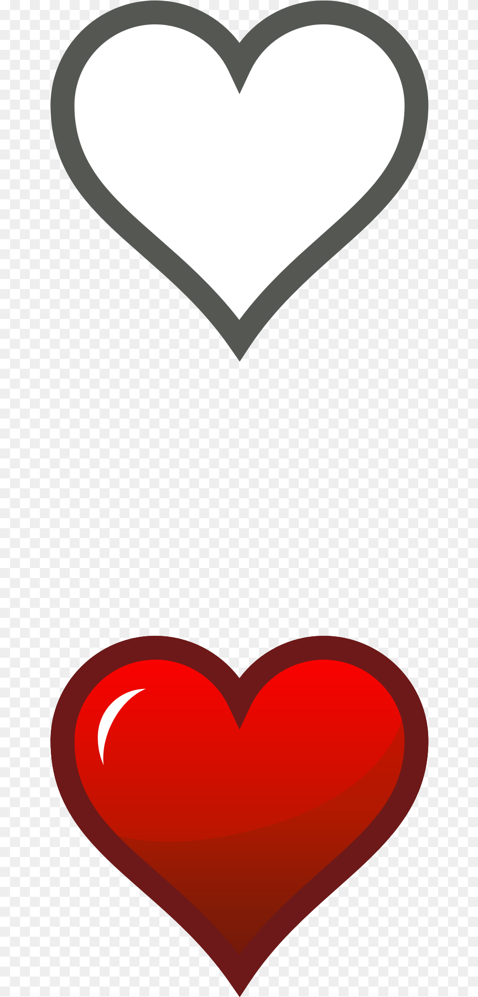 Heart Icon Combined Openclipart Girly Png Image