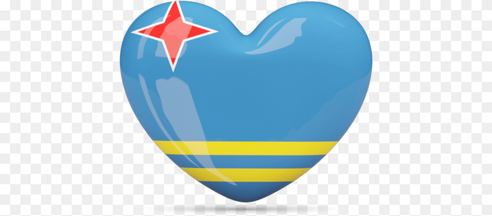 Heart Icon Illustration Of Flag Aruba Aruba Flags, Balloon, Symbol, Jar Free Transparent Png