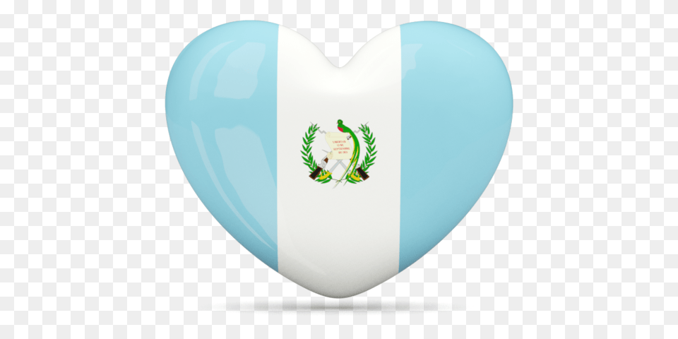 Heart Icon Illustration Of Flag Of Guatemala, Logo Free Png