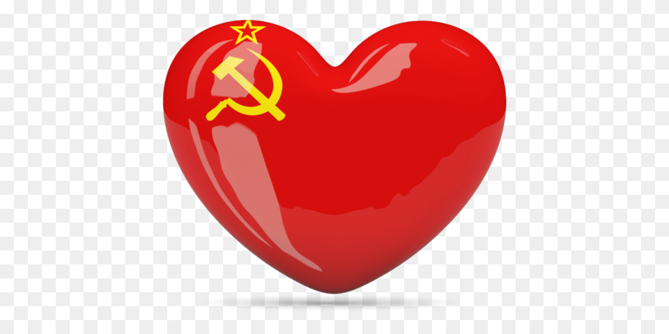 Heart Icon Illustration Of Flag Of Soviet Union, Food, Ketchup Free Png Download