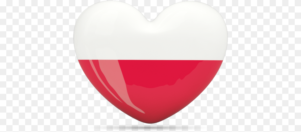 Heart Icon Illustration Of Flag Poland Heart Free Png Download