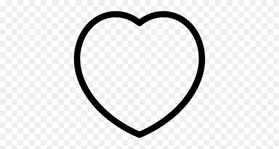 Heart Icon Line Iconset Iconsmind, Gray Png Image