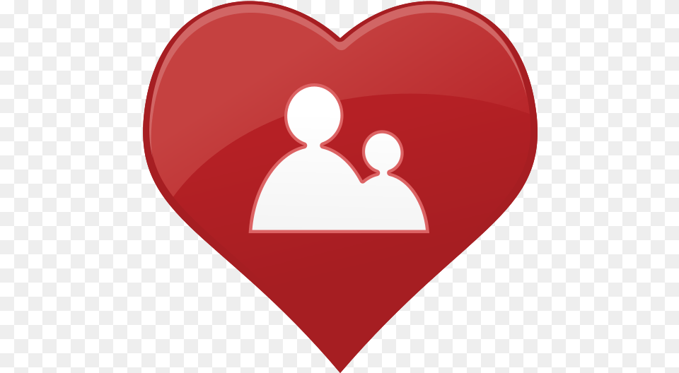 Heart Icon People With Background Romantic Free Png