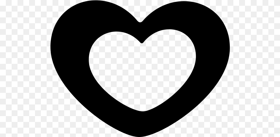 Heart Icon Transparent, Gray Free Png Download