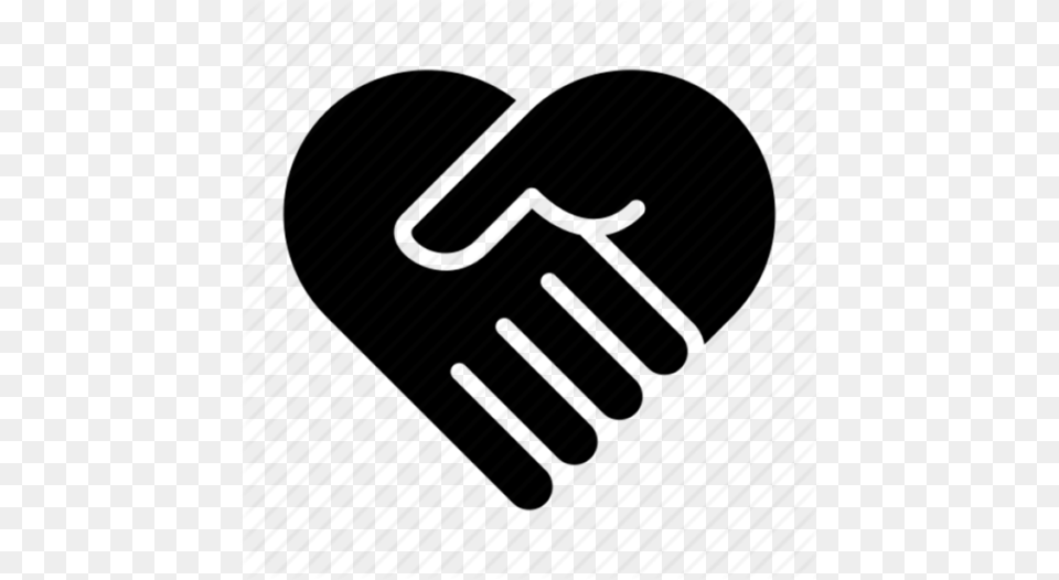 Heart Icon Transparent Handshake Heart Icon, Clothing, Glove, Light Free Png Download