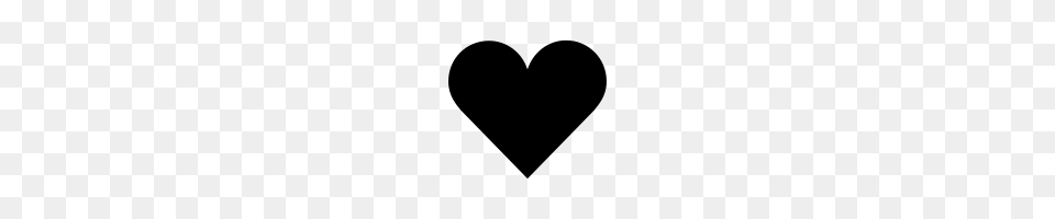 Heart Icons Noun Project, Gray Free Png