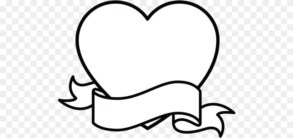 Heart Icons Transparent White Heart, Stencil Png