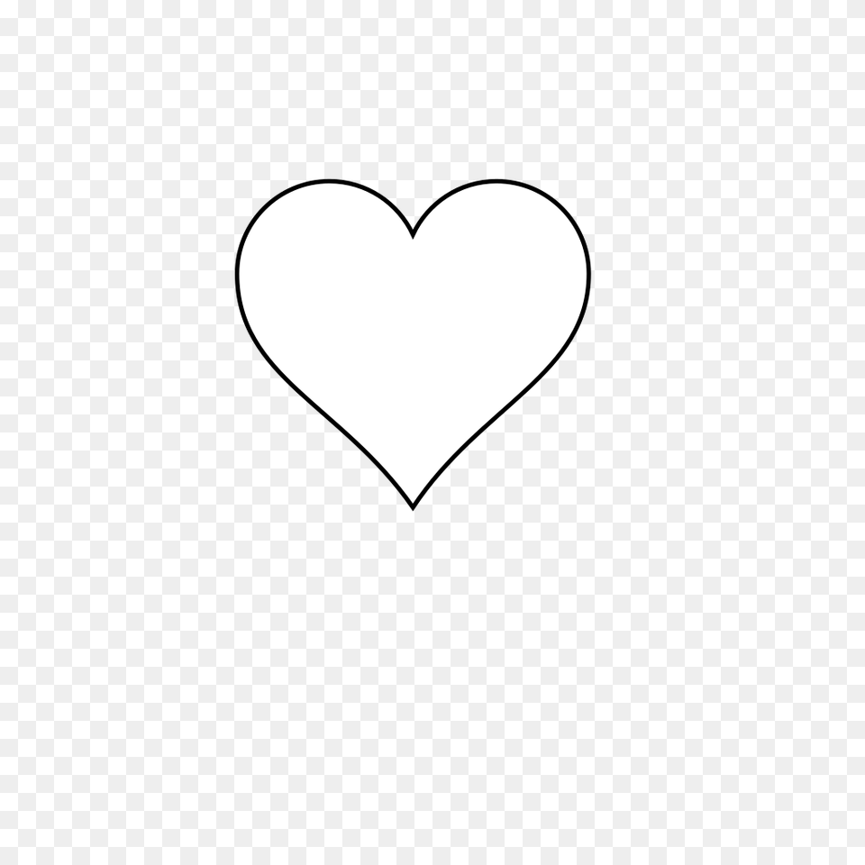 Heart Images Clip Art Heart Clipart Black And White, Astronomy, Moon, Nature, Night Free Png