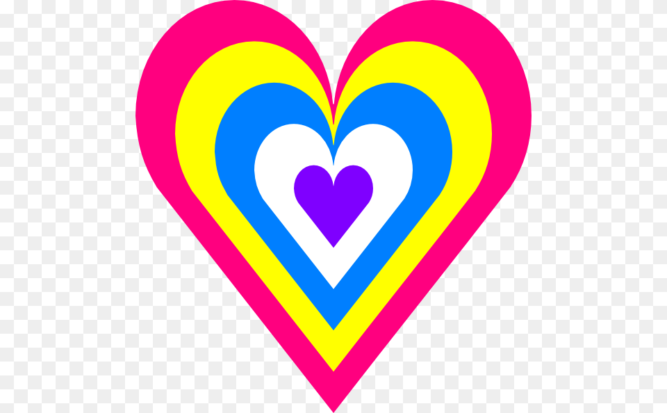 Heart In Colors Clip Art At Clker Heart Color Free Transparent Png