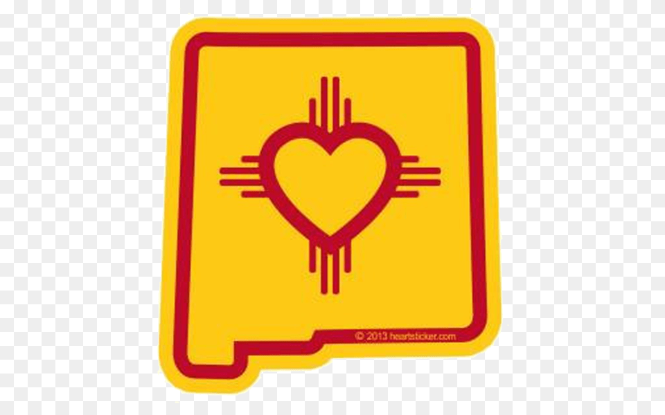 Heart In New Mexico Nm Stickerall Weather High Quality Vinyl, Sticker, Symbol, First Aid, Sign Png