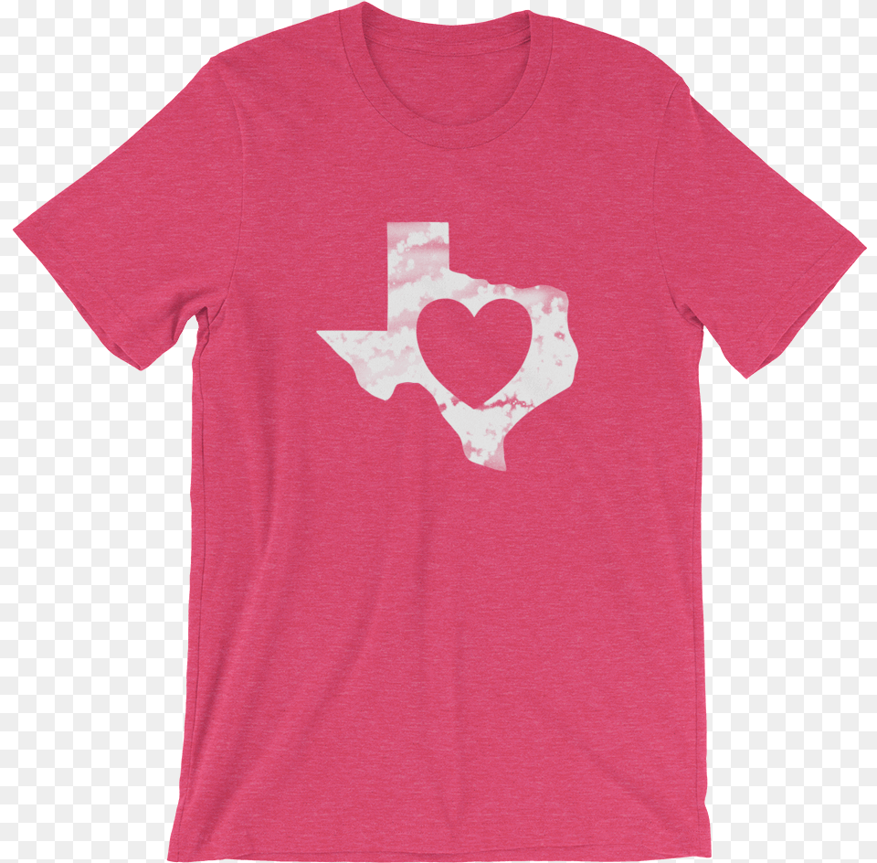 Heart In Texas T Shape, Clothing, T-shirt, Symbol Png Image