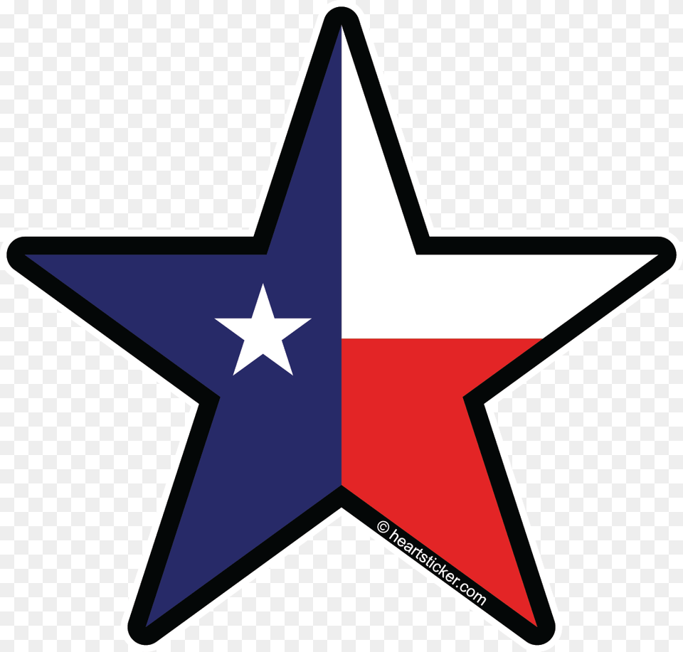 Heart In Texas Tx Sticker Lone Star Sticker The Heart Sticker, Star Symbol, Symbol Free Png
