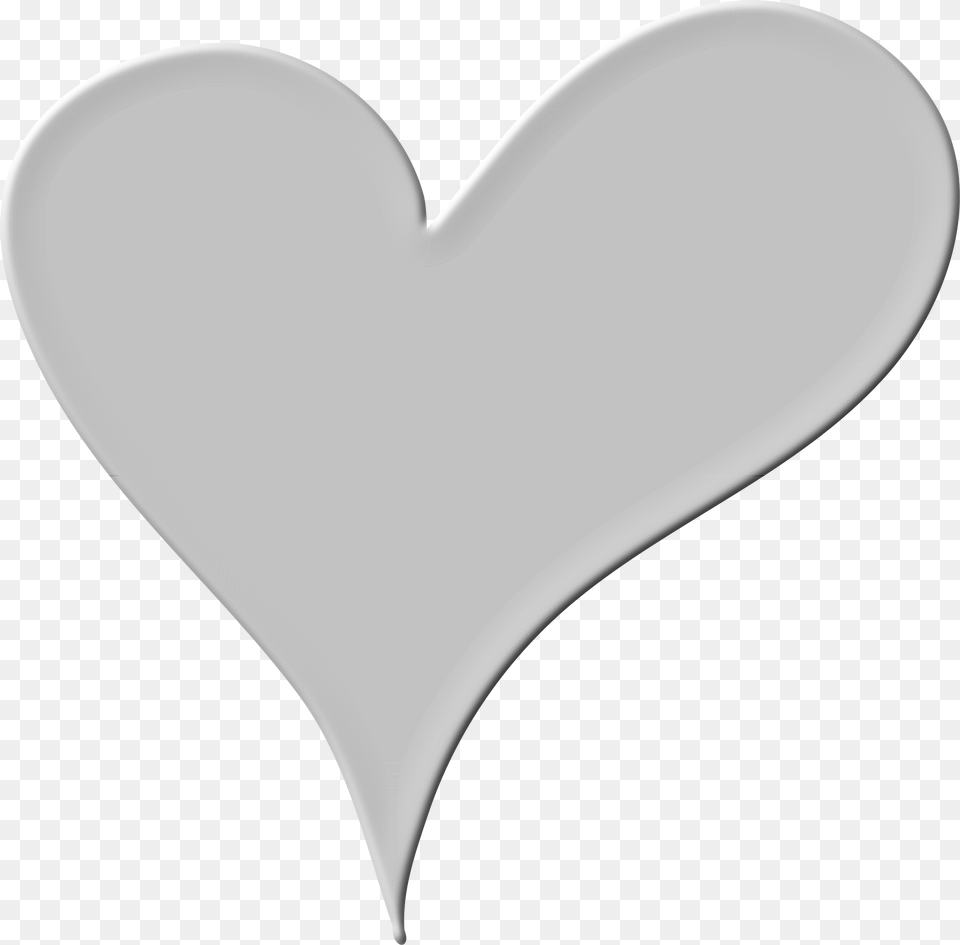 Heart In White Dlpngcom Heart Free Transparent Png