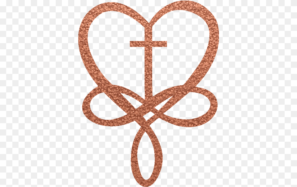 Heart Infinity Metal Wall Art Heart Cross, Symbol, Knot Png Image