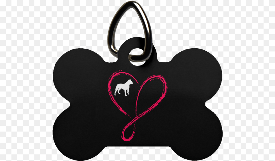 Heart Infinity Pit Bull Dog Bone Pet Tag Pet Tag, Accessories, Bag, Handbag, Purse Png