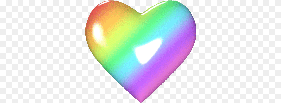 Heart Kawaii Gif 7 Images Download Rainbow Heart Gif, Balloon Png Image