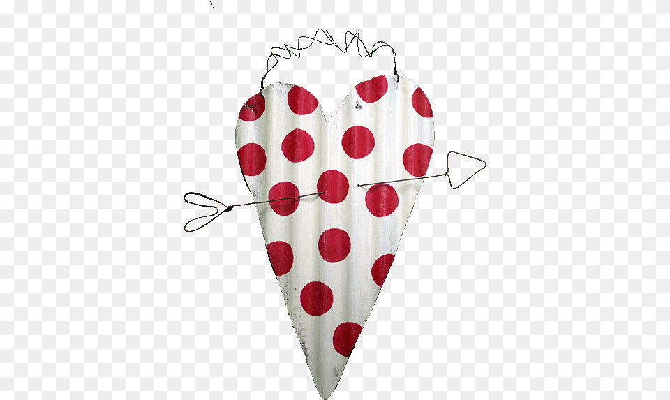 Heart Large White Polka Dot Blackwater Folk Art Illustration, Pattern Png