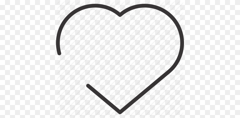 Heart Line Love Valentine Icon Png Image
