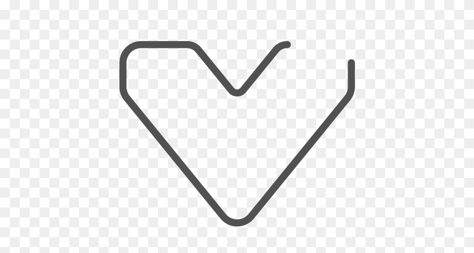 Heart Linear Monochrome Icon With And Vector Format For Bow, Weapon Free Transparent Png