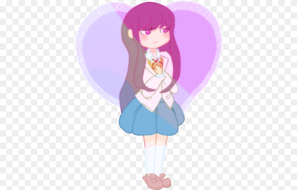 Heart Literature Club Character Disney Characters Cartoon, Book, Comics, Publication, Child Png