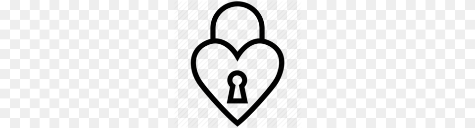 Heart Lock Clipart, Accessories, Jewelry, Necklace Png Image