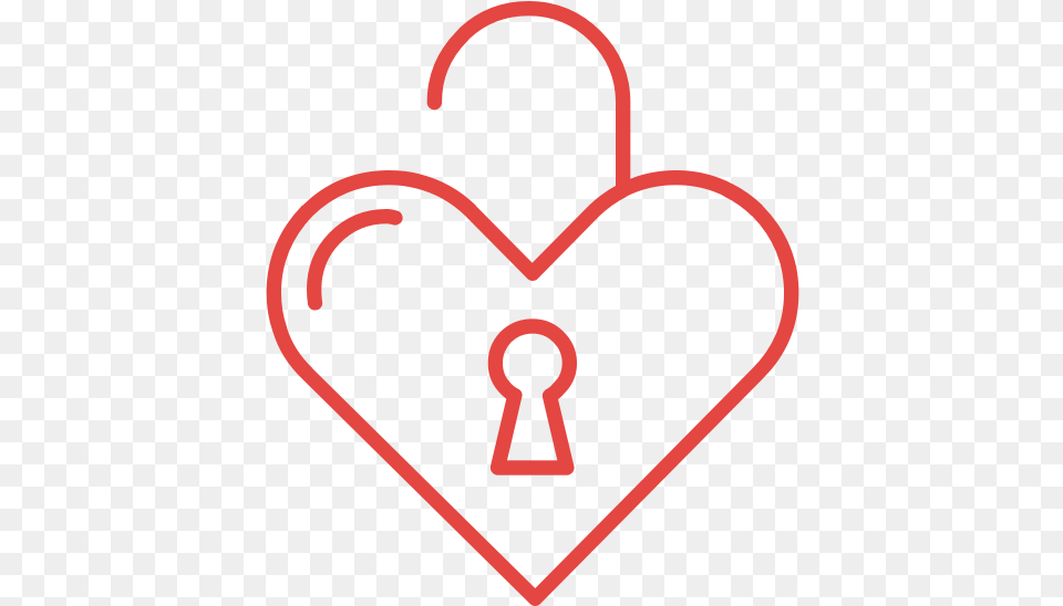 Heart Lock Icon Heart, Bow, Weapon Free Transparent Png