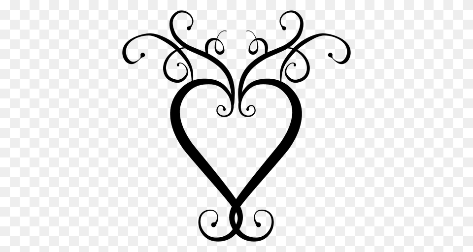 Heart Logo Swirls, Art, Floral Design, Graphics, Pattern Free Transparent Png