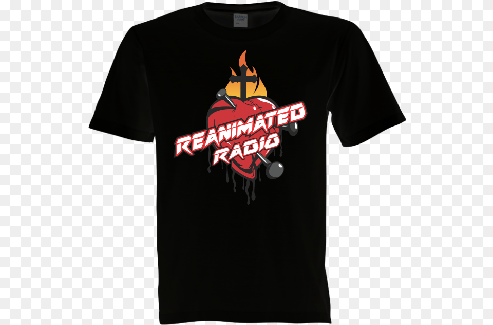 Heart Logo T Shirt Reanimated Radio Active Shirt, Clothing, T-shirt Free Png Download