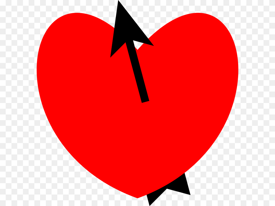 Heart Love Care Red Arrow Png