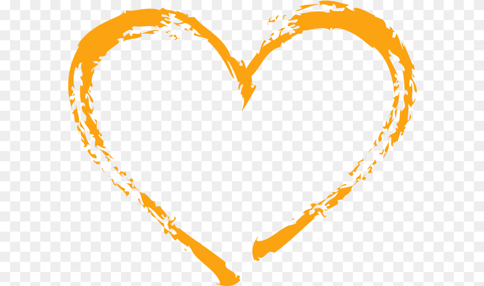 Heart Love Clip Art Transparent Orange Heart, Person Png