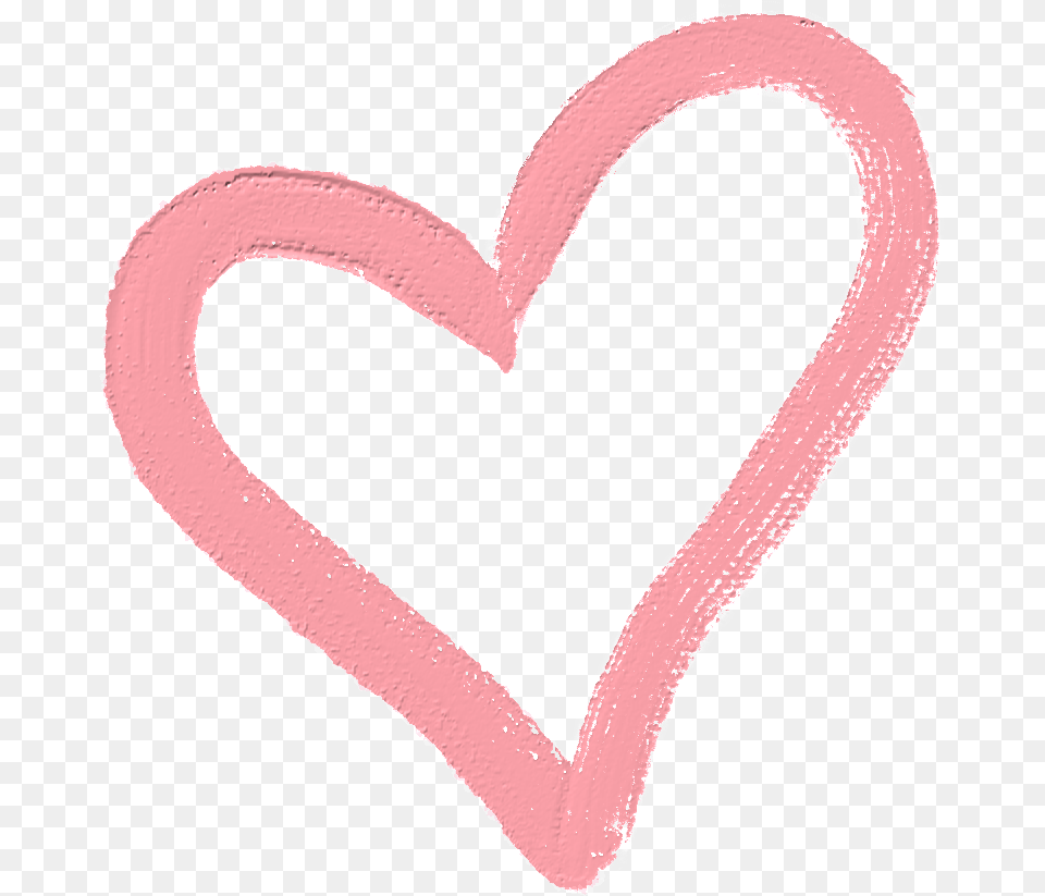 Heart Love Pink Brushstroke Brush Stroke Texture Overla, Smoke Pipe Png Image