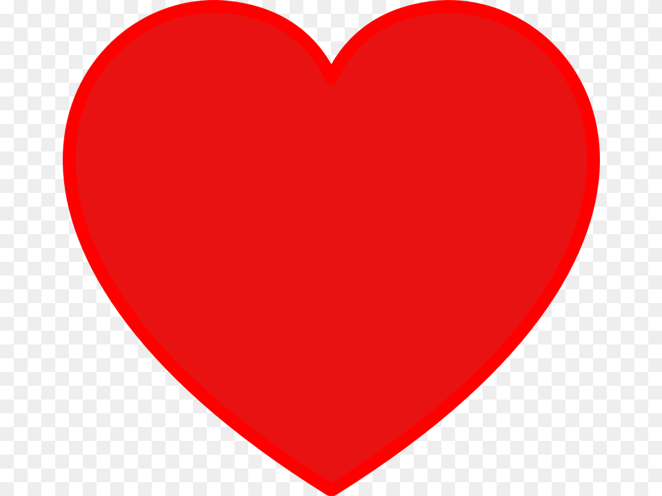 Heart Love Red Shape Valentine Romance Design Love Heart Free Png