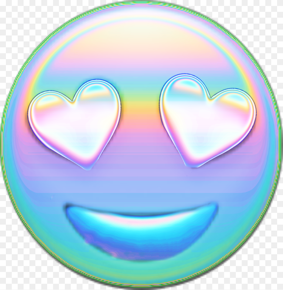 Heart Love Valentinesday Emoji Holo Cute Selfie Heart, Sphere, Disk, Purple Png