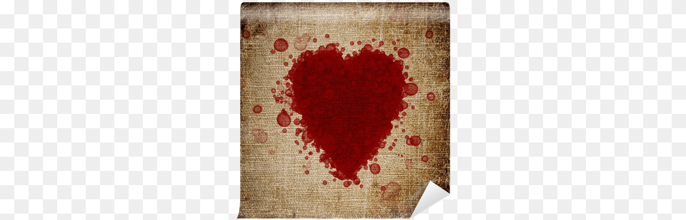 Heart Made Of Blood Drops Wall Mural U2022 Pixers We Live To Change Mat, Home Decor, Symbol Free Png Download