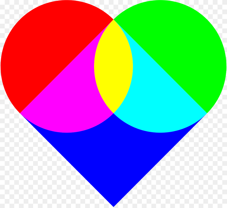 Heart Made Out Of Shapes Png