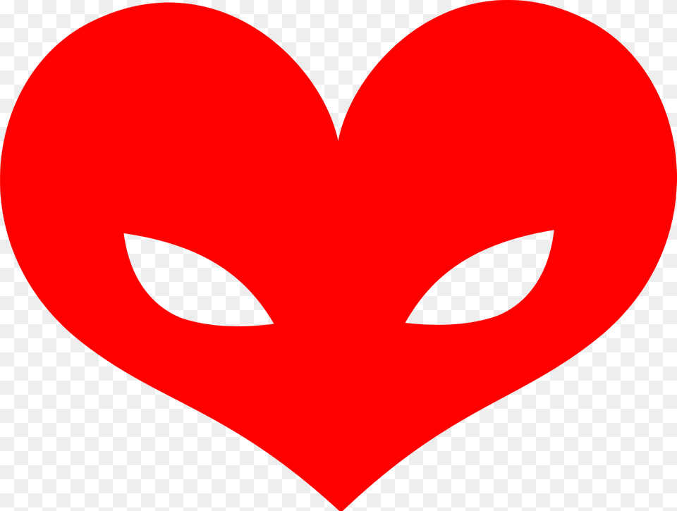 Heart Mask Clipart Free Transparent Png