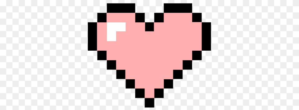 Heart Minecraft Pink Girl Kawaii Cute Lindo Corazon Bon Free Transparent Png